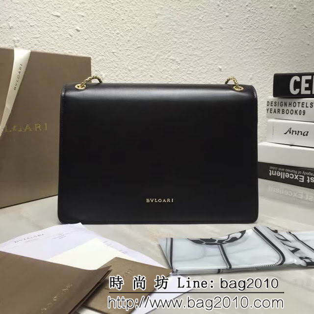 BVLGARI寶格麗 專櫃新品 Serpenti Forever系列 雙層蛇頭包 鏈條單肩斜挎包 B285887 FYD1076